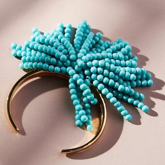Anthropologie Jewelry - Anthropologie Turquoise Beaded Bracelet